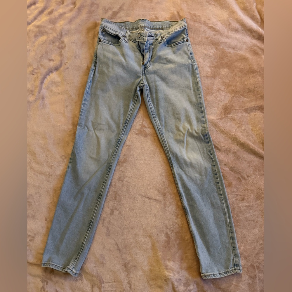 Levi's Men's Light Blue Straight Jeans 30x32